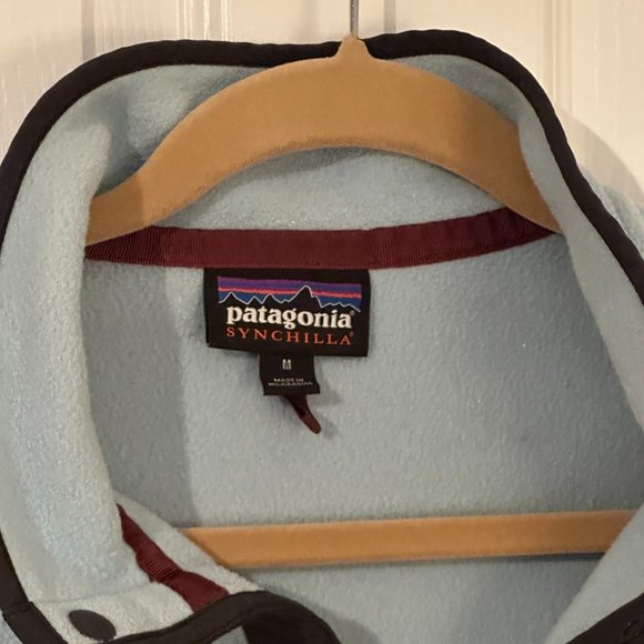 Patagonia Synchilla Two Tone Adult 1/4 Snap Pullover Fleece Jacket - Picture 3 of 3